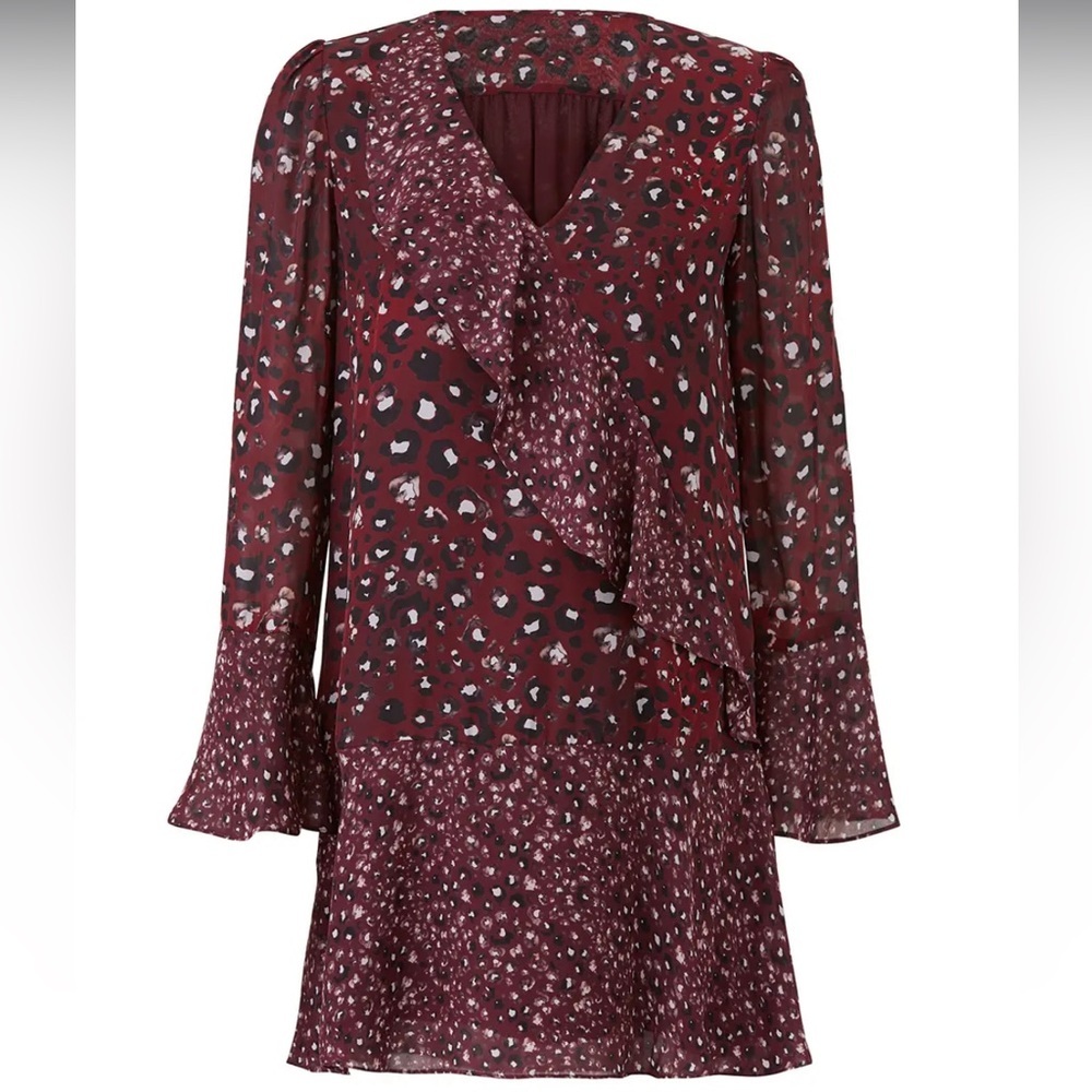 Parker Kimberly Combo Silk Mini Dress Size XL